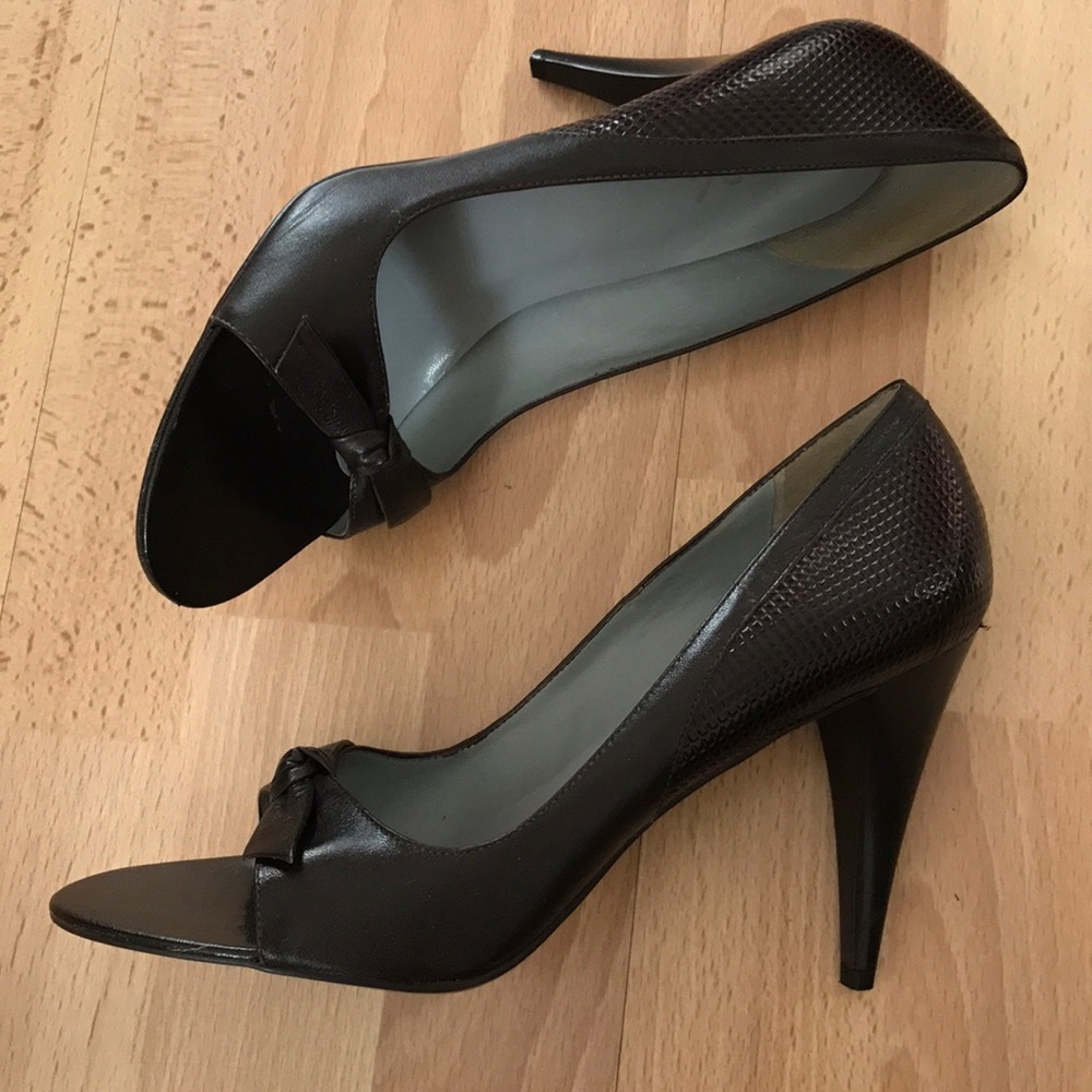 BCBG Classic Peep Toe Pumps